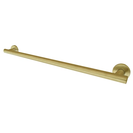 Kingston Brass GBS1436CS7 36-Inch x 1-1/4 Inch O.D Grab Bar, Brushed Brass GBS1436CS7
